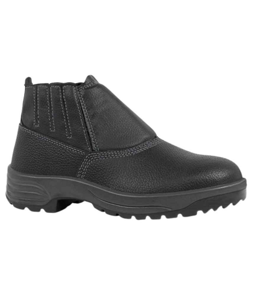 BOTA COURO  - BICO PVC